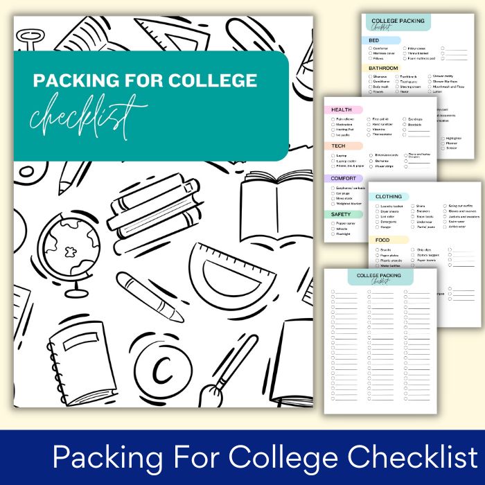 Packing For College Checklist – Home Faith Family , LLC