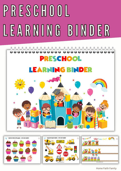 Preschool Learning Binder