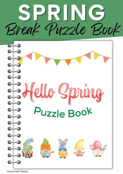 Spring Break Puzzle Workbook