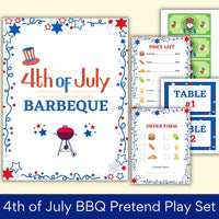 Fire up the Grill with Our Printable 4th of July BBQ Playset