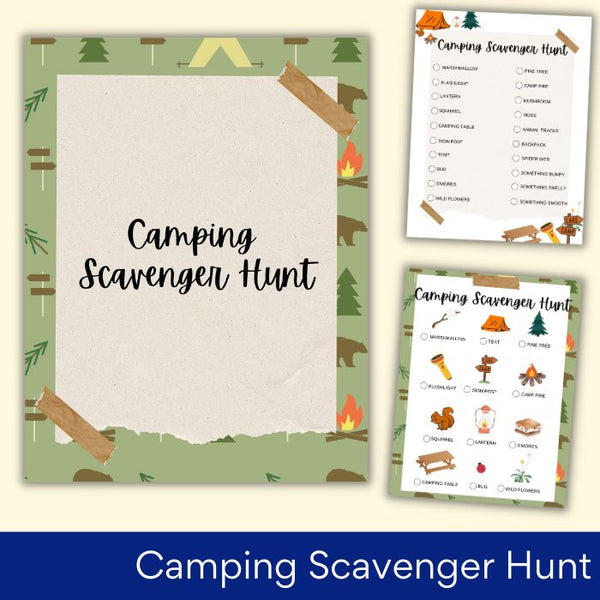 Explore the Outdoors with Our Camping Scavenger Hunt Printable
