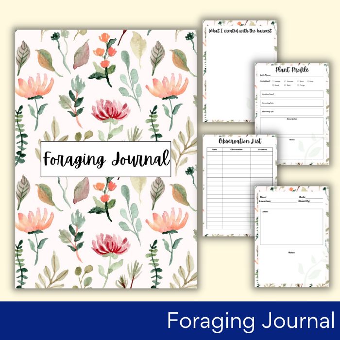 Capture Your Wild Discoveries: The Foraging Journal – Home Faith Family ...
