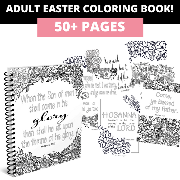adult easter coloring book