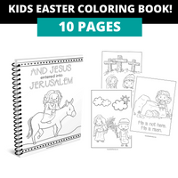 children / kids easter coloring book