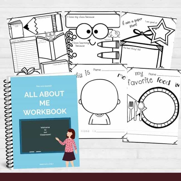 All About Me Printable Workbook Home Faith Family LLC All about me printable workbook home faith family llc