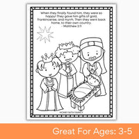 Coloring Nativity: A Christmas Coloring Book for Preschoolers