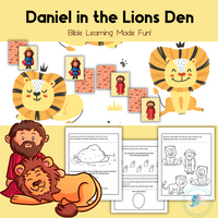 Daniel and the Lion's Den: Bible Learning Made Fun [16 Pages]
