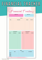 Personal Financial Tracker Poster
