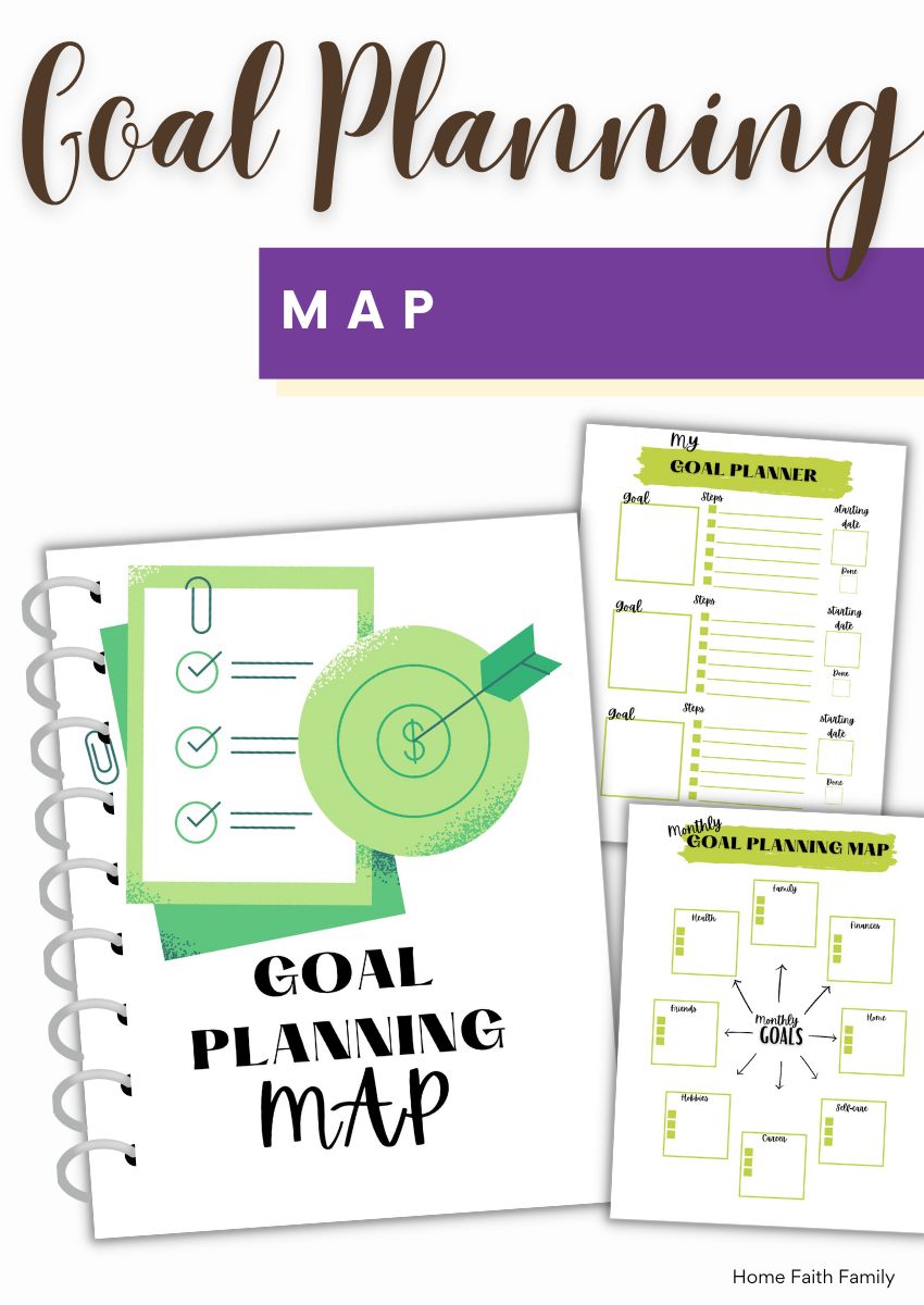 Goal Time Map Example Goal Planning Map – Home Faith Family , LLC