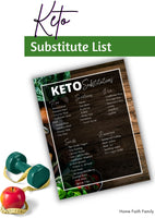 Keto Substitution List