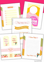 Mother's Day Breakfast In Bed Kit {10-Pages}