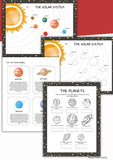 Solar System Learning Pack {11-Pages}