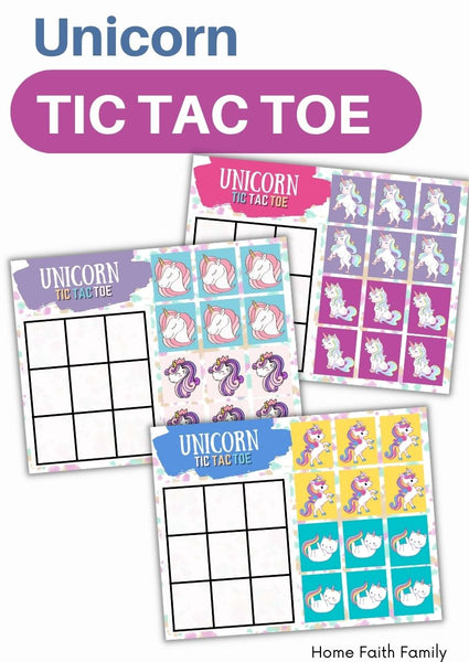 Unicorn Tic Tac Toe