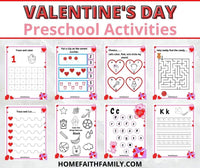 Valentine's Day Preschool Activities