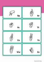 American Sign Language Flashcards