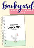 Backyard Chicken Record Book (Homesteading)