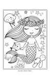 The Mermaid Coloring Book (22 Pages)