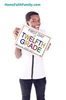 First and Last Day of School Printable Sign