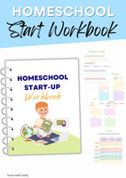 Homeschool Start-Up Workbook {12-Pages}