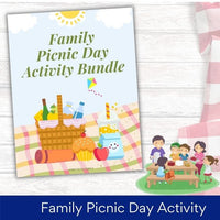 Family Picnic Day Activity Bundle