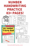Beginning ABC and Number Handwriting Practice (638+ pages)