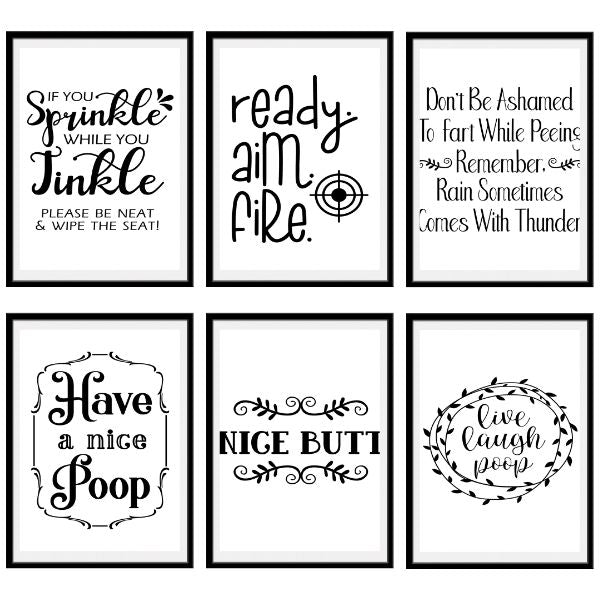 20 Hilarious Bathroom Printable Signs (100 Prints from 5 Sizes!) – Home Faith Family , LLC 20-hilarious-bathroom-printable-signs-100-prints-from-5-sizes-home-faith-family-llc