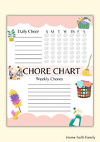 Simplified Chore Chart