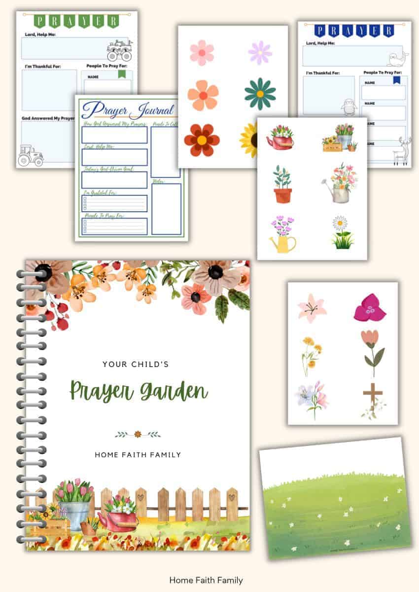 Your Child's Printable Prayer Garden – Home Faith Family , LLC